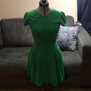 Emerald pocket dress